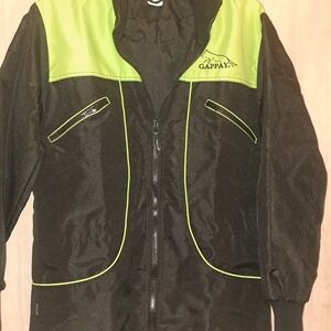 Gappay Black and Green Jacket and Pants Set